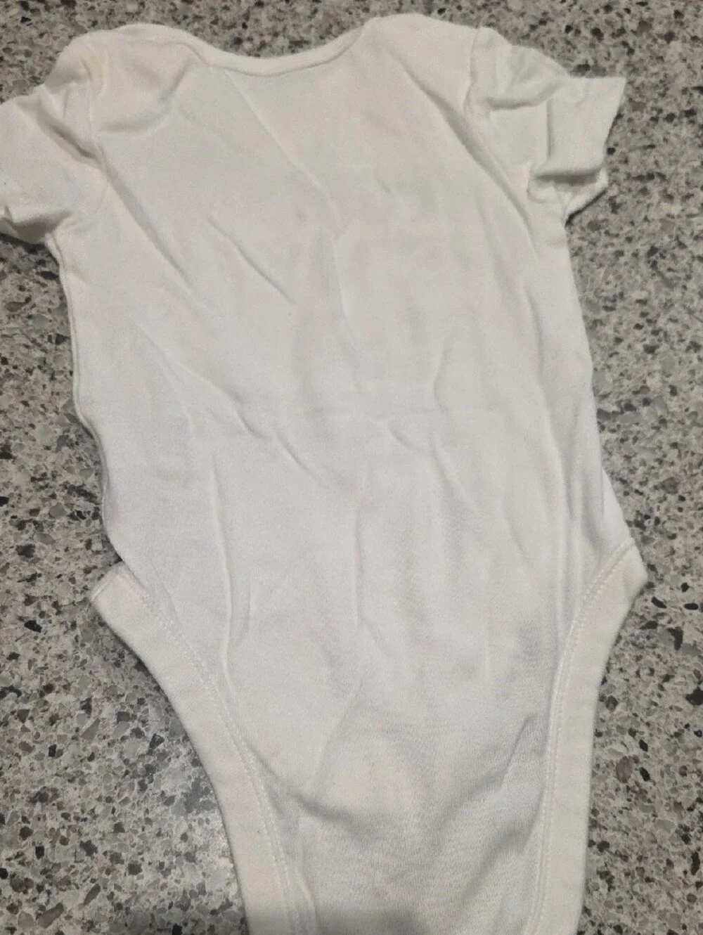 Old Navy White Baby One-Piece with 'Mom Is My Best Friend' Print